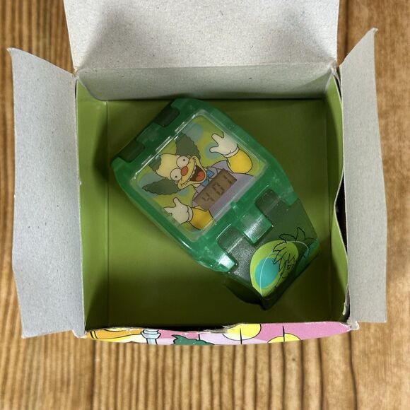Vintage Simpsons Talking Krusty the Clown Wrist Watch Burger King 2002 - Picture 4 of 12